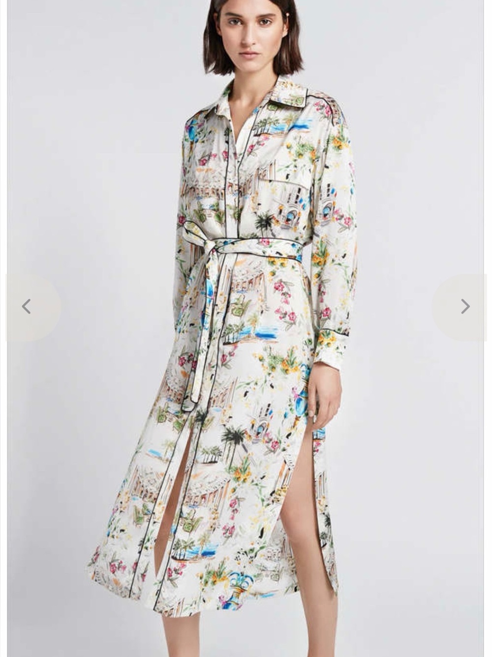 ***SOLD*** #278 SMYTHE Shirt-Dress (Retail $650USD) Cote D’Azur Dress